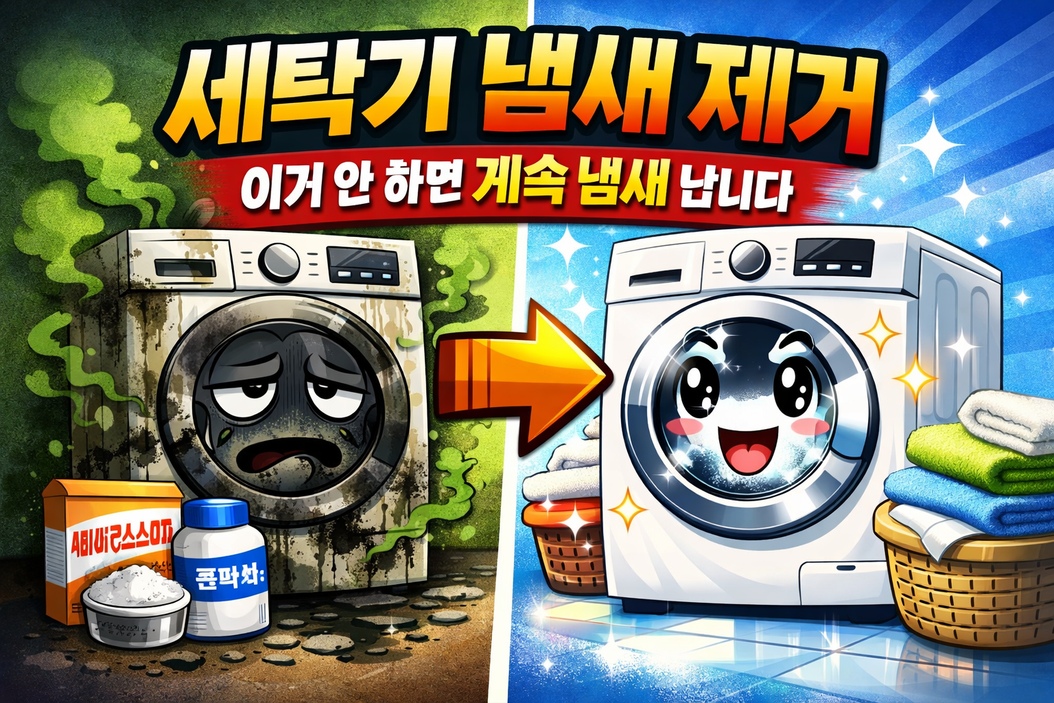 세탁기청소하는법