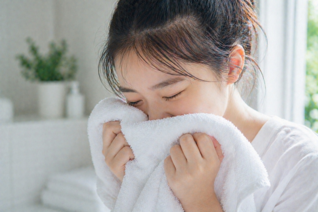 수건 냄새나는 이유