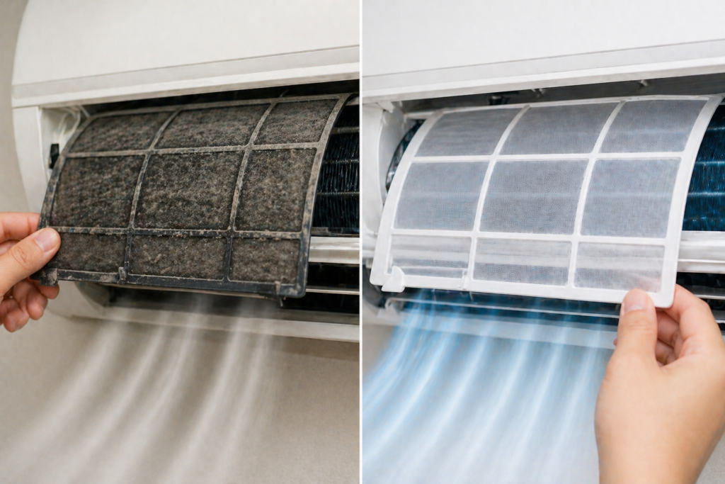 에어컨 틀었는데 안 시원할때