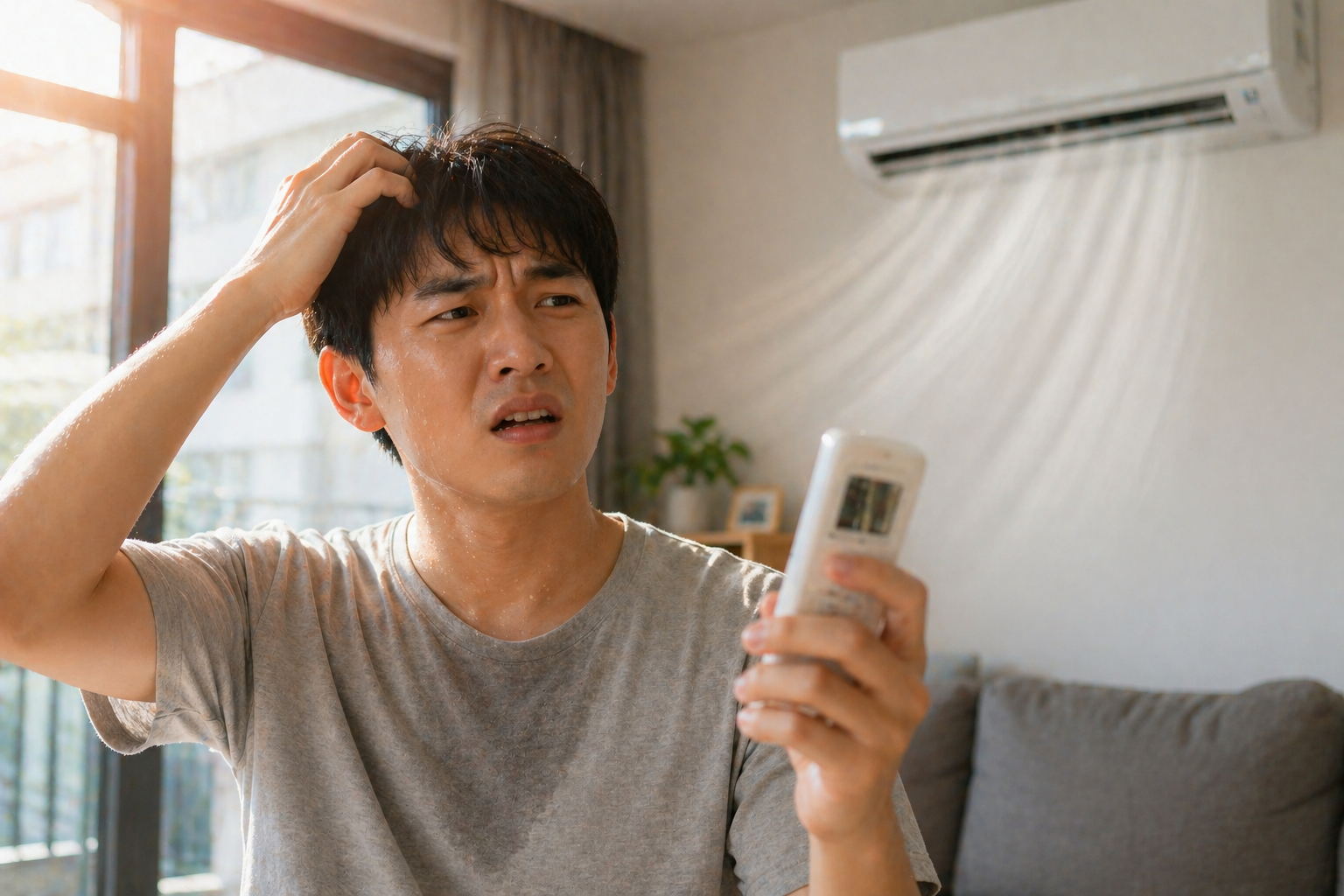 에어컨 안시원할때 해결방법