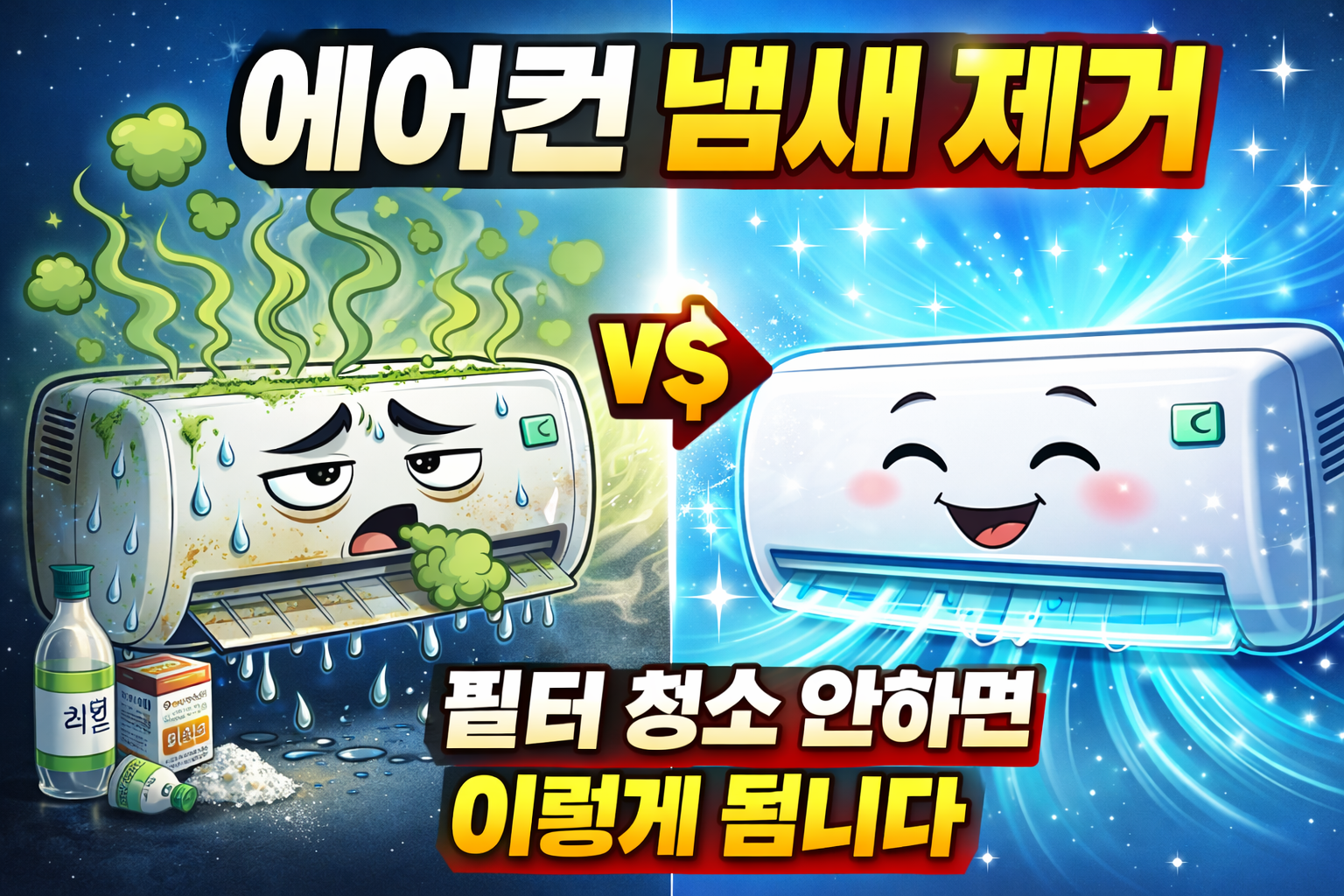 에어컨냄새없애는방법