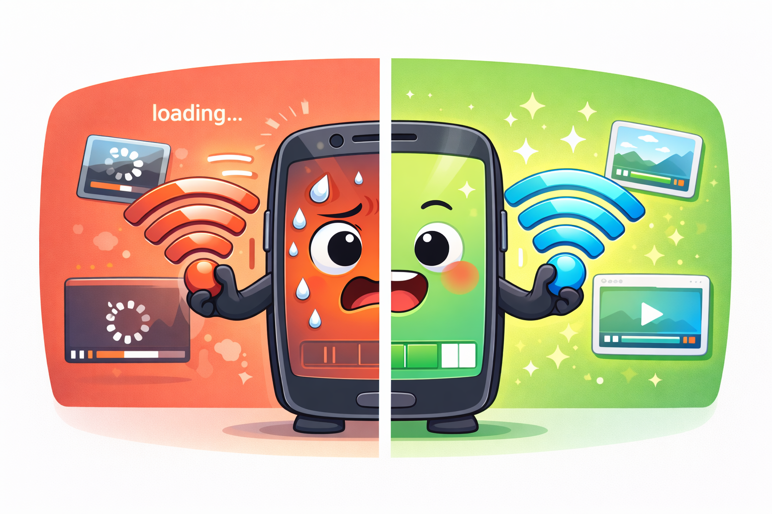 핸드폰와이파이 느릴때 해결방법