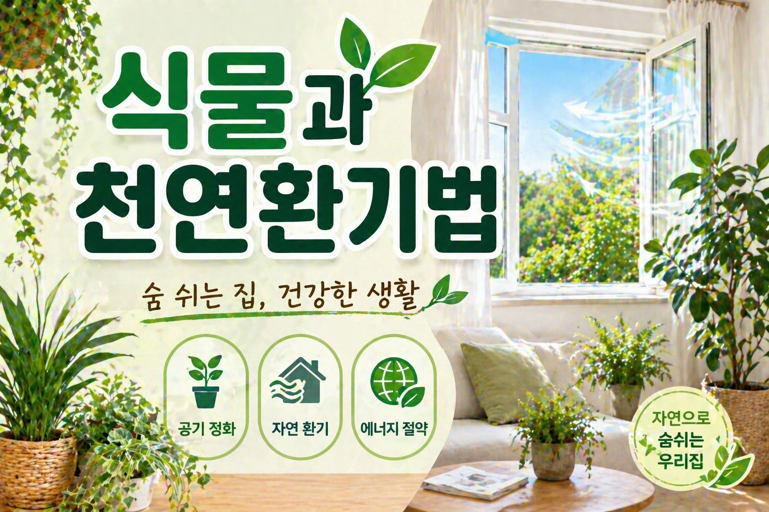 식물과 천연환기법