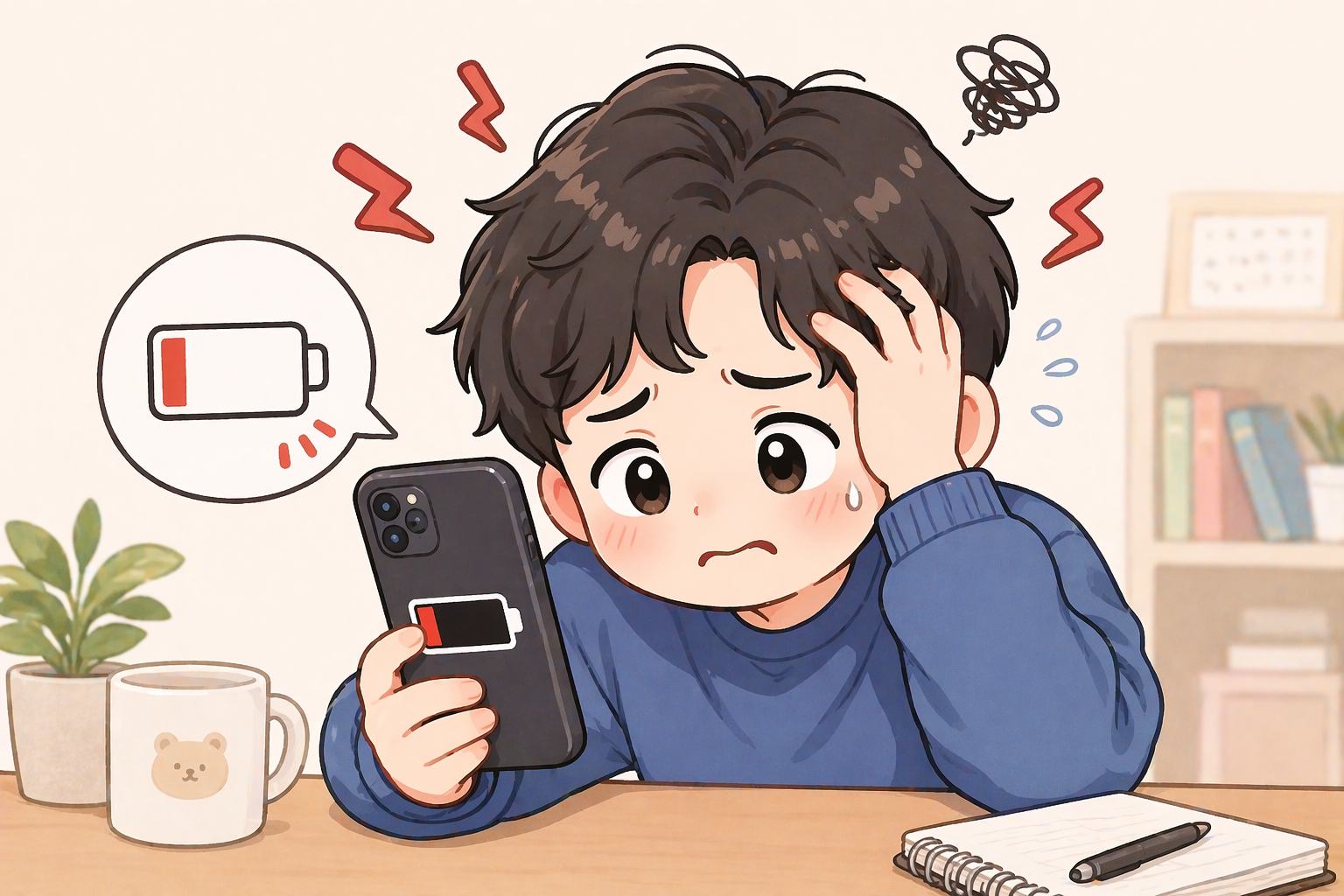 핸드폰 배터리 빨리 닳는 이유