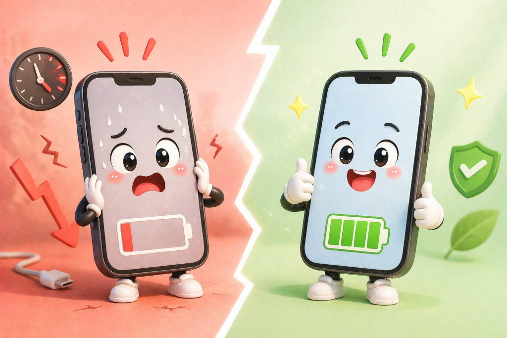 핸드폰 배터리 빨리 닳는 이유