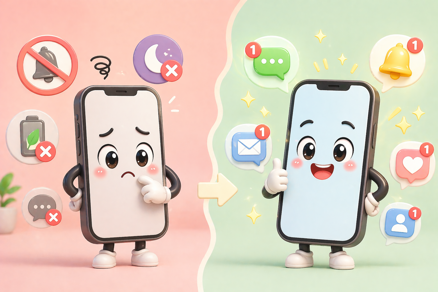 핸드폰 알림 안올때 해결방법