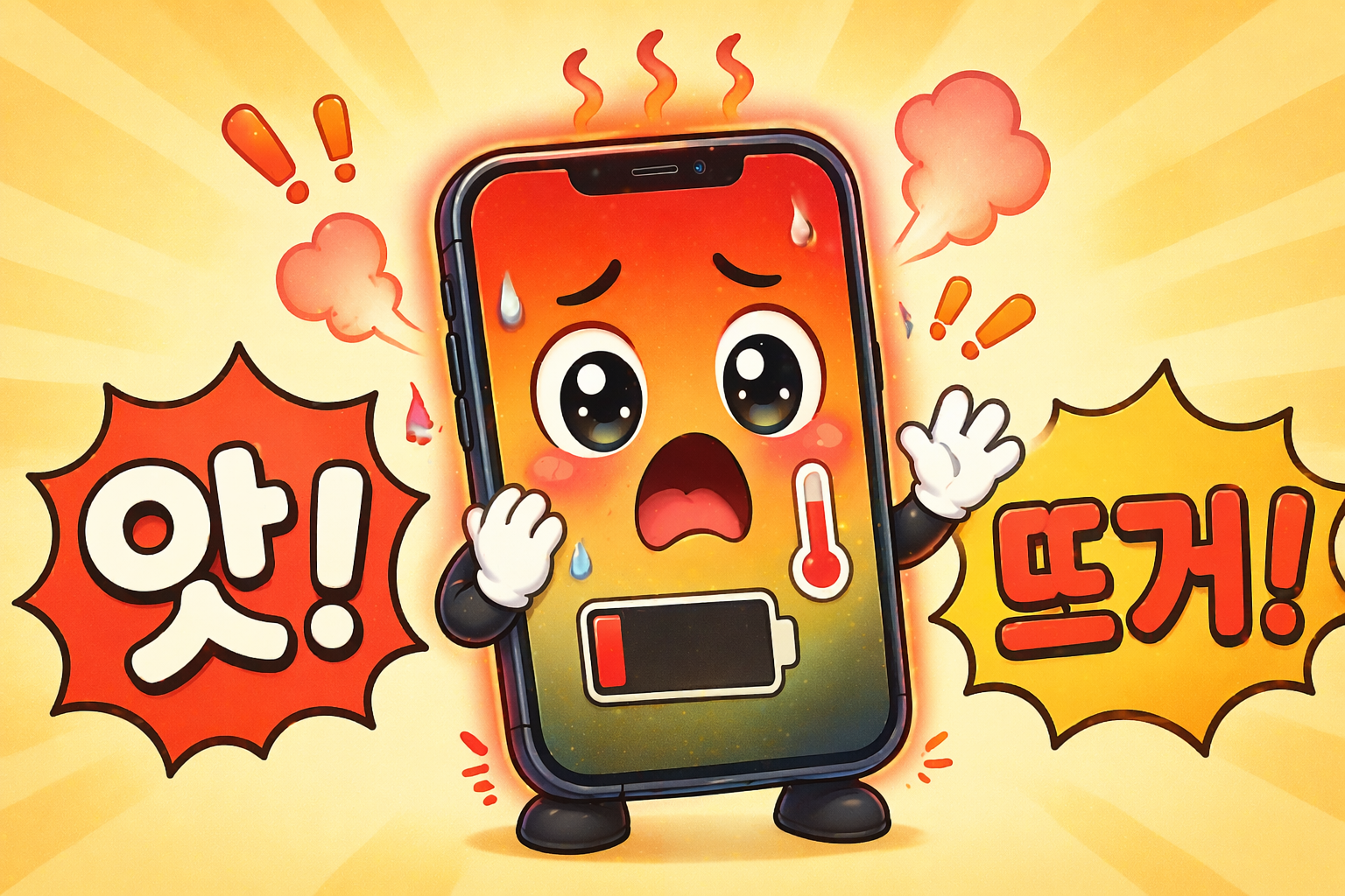 핸드폰뜨거워지는이유