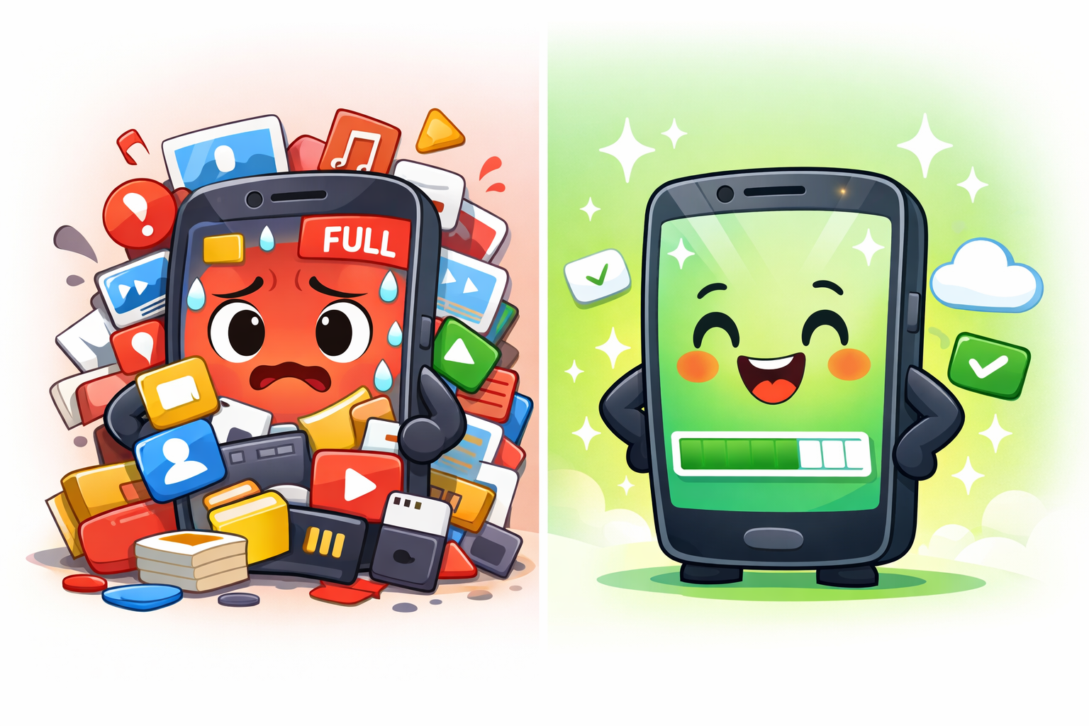 핸드폰저장공간부족