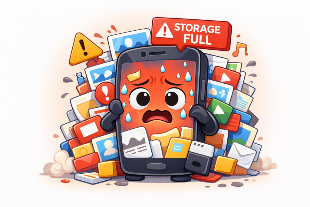 핸드폰저장공간부족 해결방법