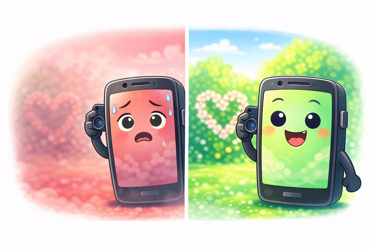 핸드폰카메라 흐릿할때