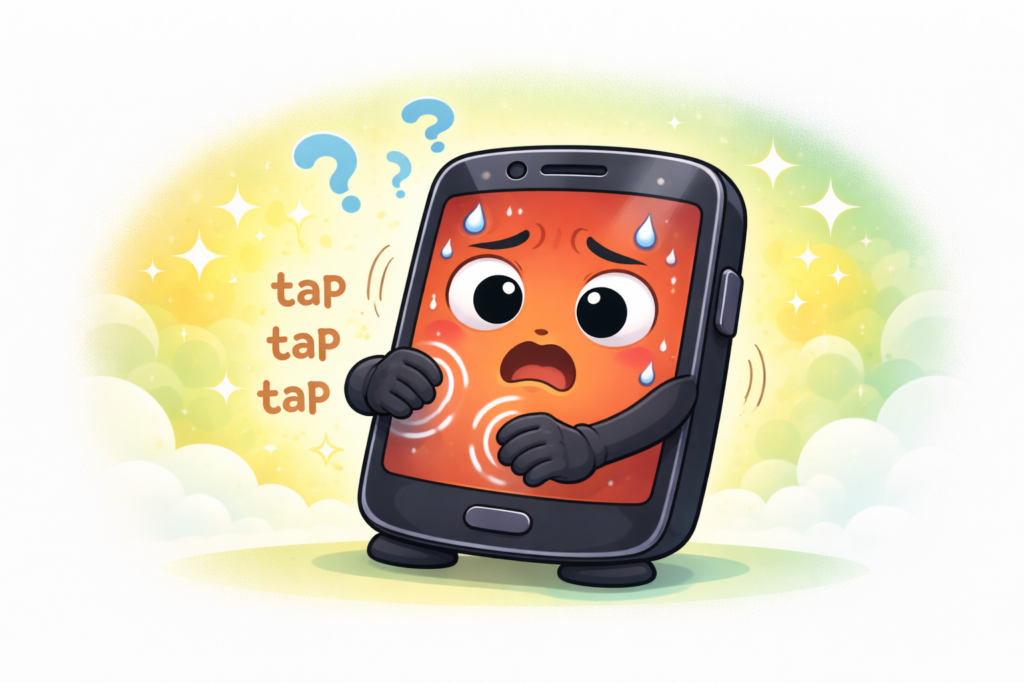 핸드폰터치 안될때 해결방법